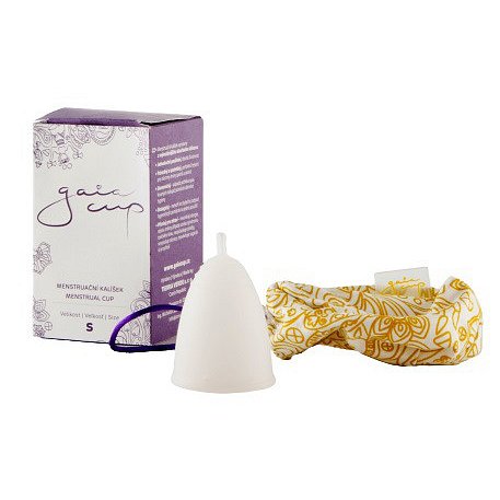 Gaia Cup Menstruační kalíšek - malý - balení včetně slipové vložky a čističe