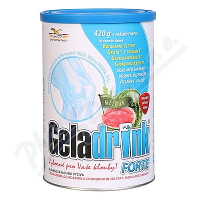Geladrink FORTE práškový nápoj meloun 420g