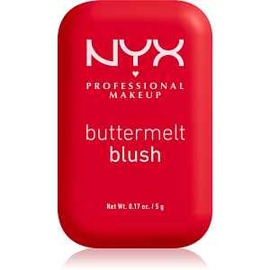 NYX Professional Makeup Buttermelt Blush pudrová tvářenka odstín Butta Cherry Pop 5 g
