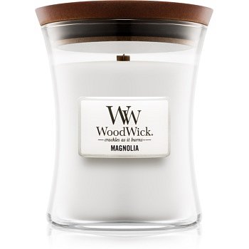 Woodwick Magnolia vonná svíčka 275 g s dřevěným knotem