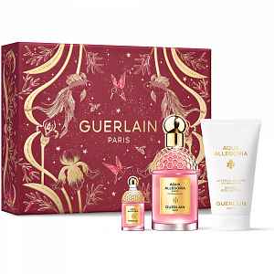 Guerlain Aqua Allegoria Forte Florabloom dárková sada (parfémová voda 75 ml + tělové mléko 75 ml + miniatura 7,5 ml)  dámská