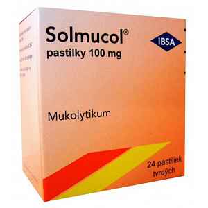 Solmucol orální pastilky 24 x 100 mg