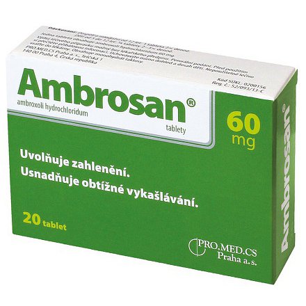 Ambrosan 60mg  tablety 20ks