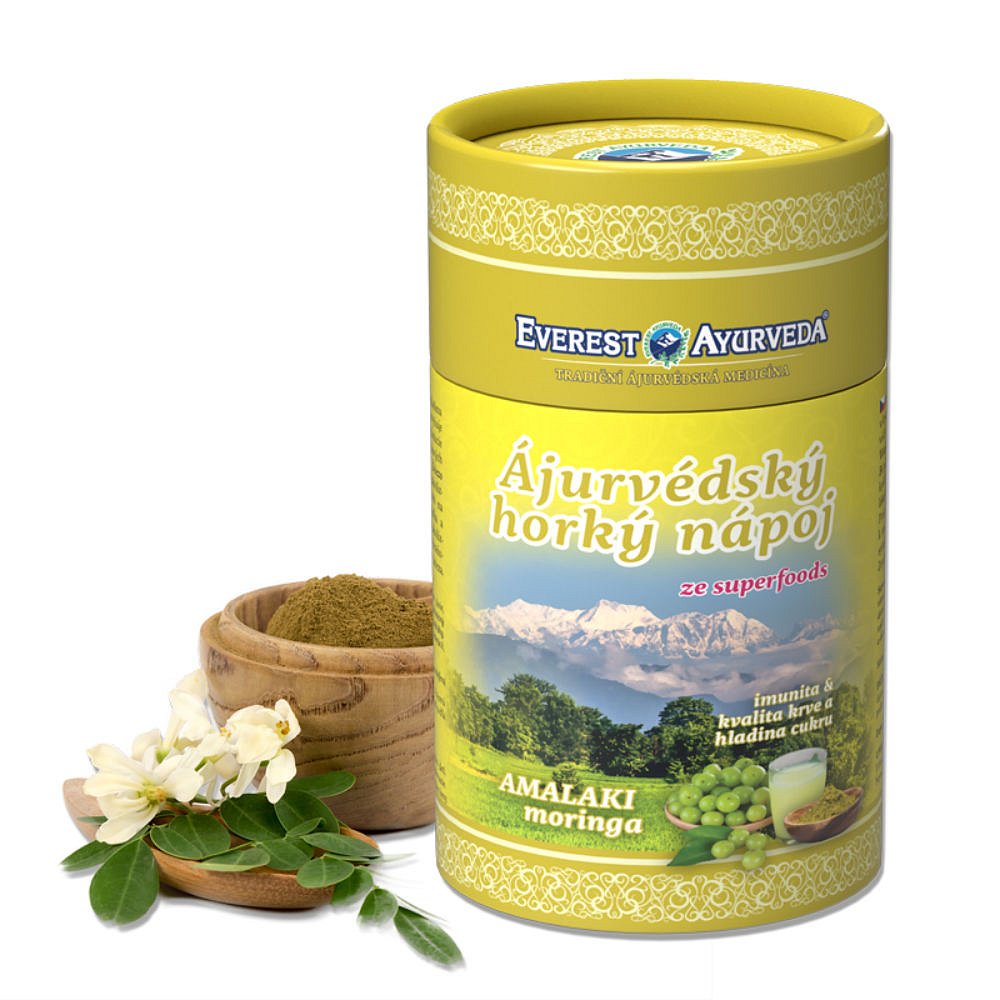 EVEREST AYURVEDA Amalaki Moringa olejodárná sypaná směs 100 g