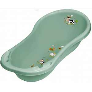 Keeeper Dětská vanička Funny Farm 100 cm - khaki