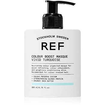 REF Colour Boost Masque jemná vyživující maska bez permanentních barevných pigmentů VIVID TURQUOISE 200 ml