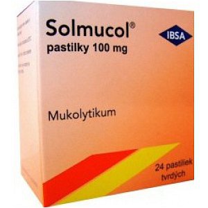Solmucol orální pastilky 24 x 100 mg