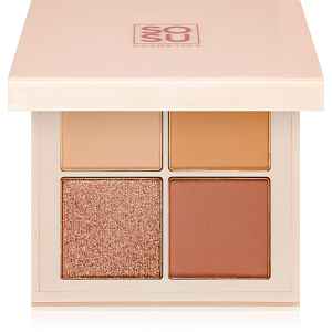 SOSU Cosmetics Eyeshadow Quad paletka očních stínů odstín Nude 4.8 g