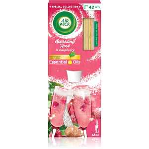 Air Wick Essential Oils Sparkling Rosé & Rasberry aroma difuzér s náplní 25 ml