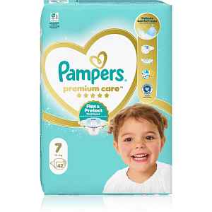 Pampers Premium Care Size 7 jednorázové pleny 15+ kg 42 ks