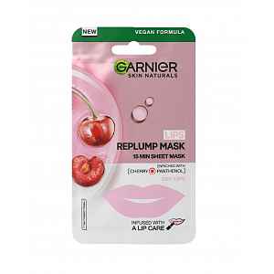 Garnier Skin Naturals vyplňujicí textilní maska na rty 5 g