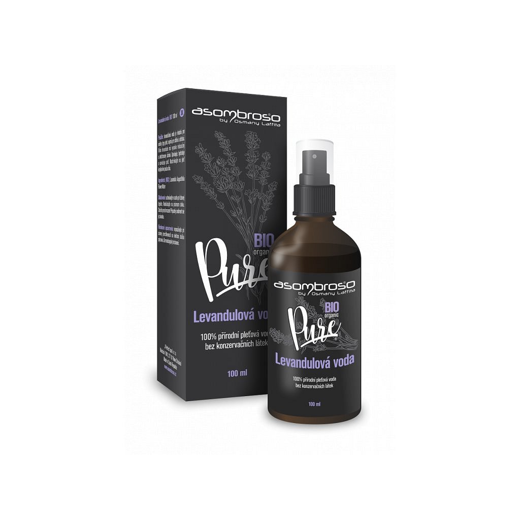 Asombroso Pure BIO - Levandulová voda BIO 100ml