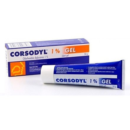 Corsodyl Zubní gel 50g