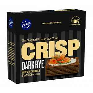 Fazer Crisp Tmavé žitné křupavé plátky 215 g