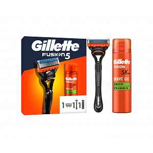 Gillette Xmass sada holicí strojek + 1 hlavice a gel na holení 200 ml