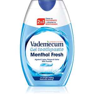 Vademecum 2 in1 Menthol Fresh zubní pasta a ústní voda 2 v 1 75 ml