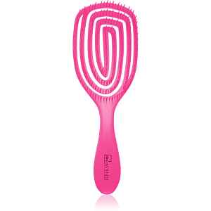 IDC Institute Neon kartáč na vlasy odstín Pink 1 ks