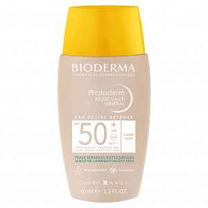 Bioderma Photoderm Nude Touch ochranný tónovaný fluid pro smíšenou až mastnou pleť Light SPF 50+ 40 ml