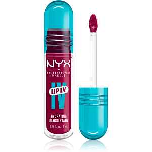 NYX Professional Makeup Lip IV dlouhotrvající lesk na rty s hydratačním účinkem odstín Magenta Mist 5 ml
