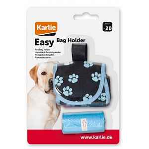 Pouzdro nylon černo-modrý + sáčky KAR 2x20ks