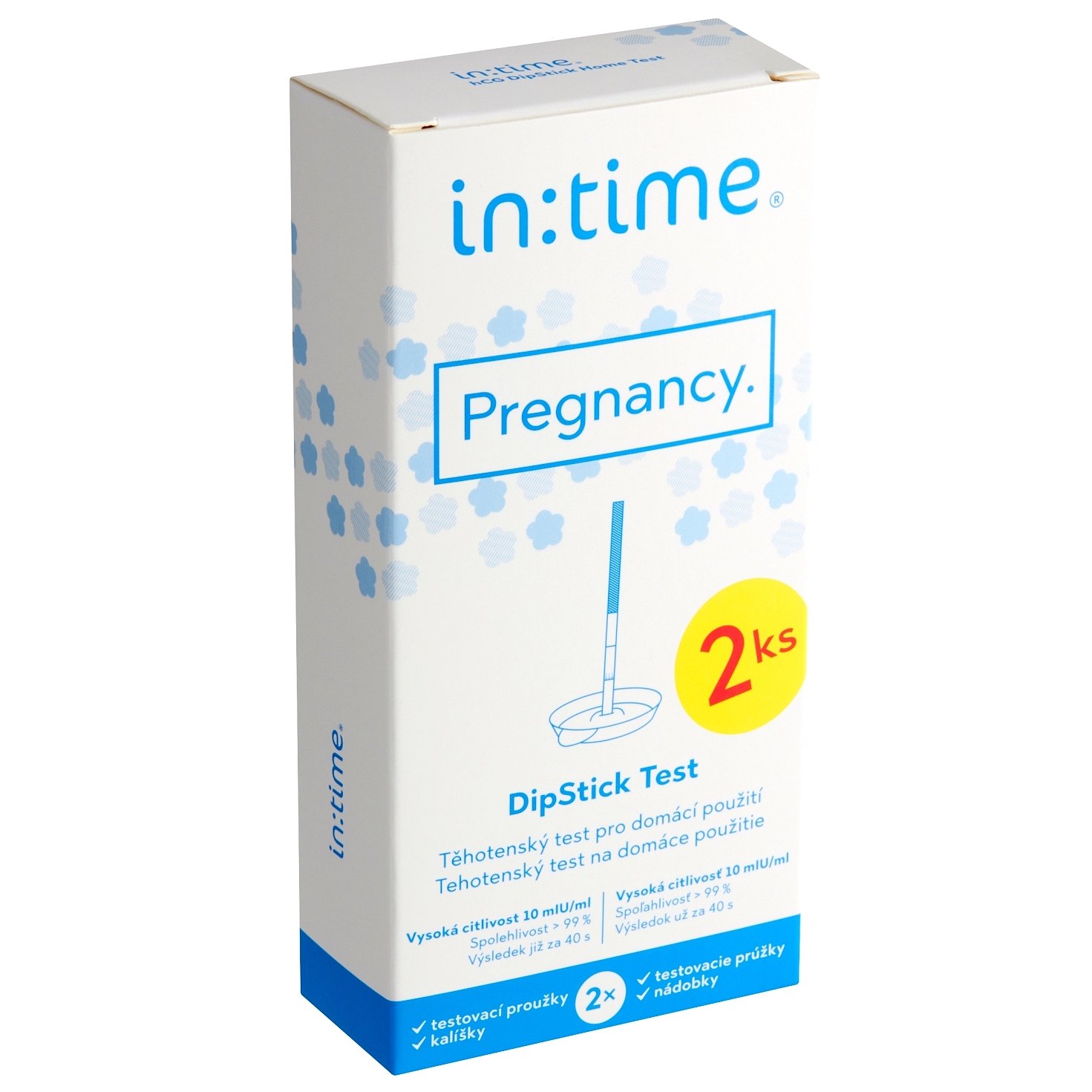 Intime Pregnancy DipStick těhotenský test 2ks