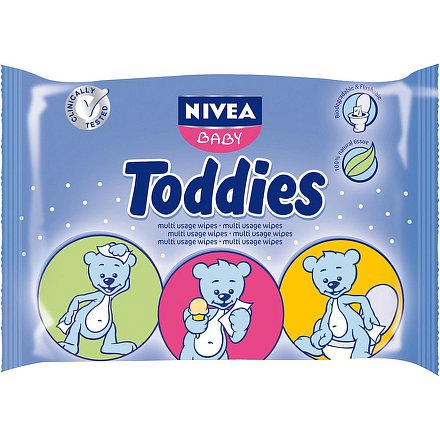 NIVEA Baby Multi ubrousky Toddies 60ks