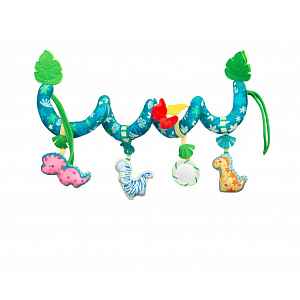 SENSILLO Edukační, kontrastní spirála Colorful - Dino