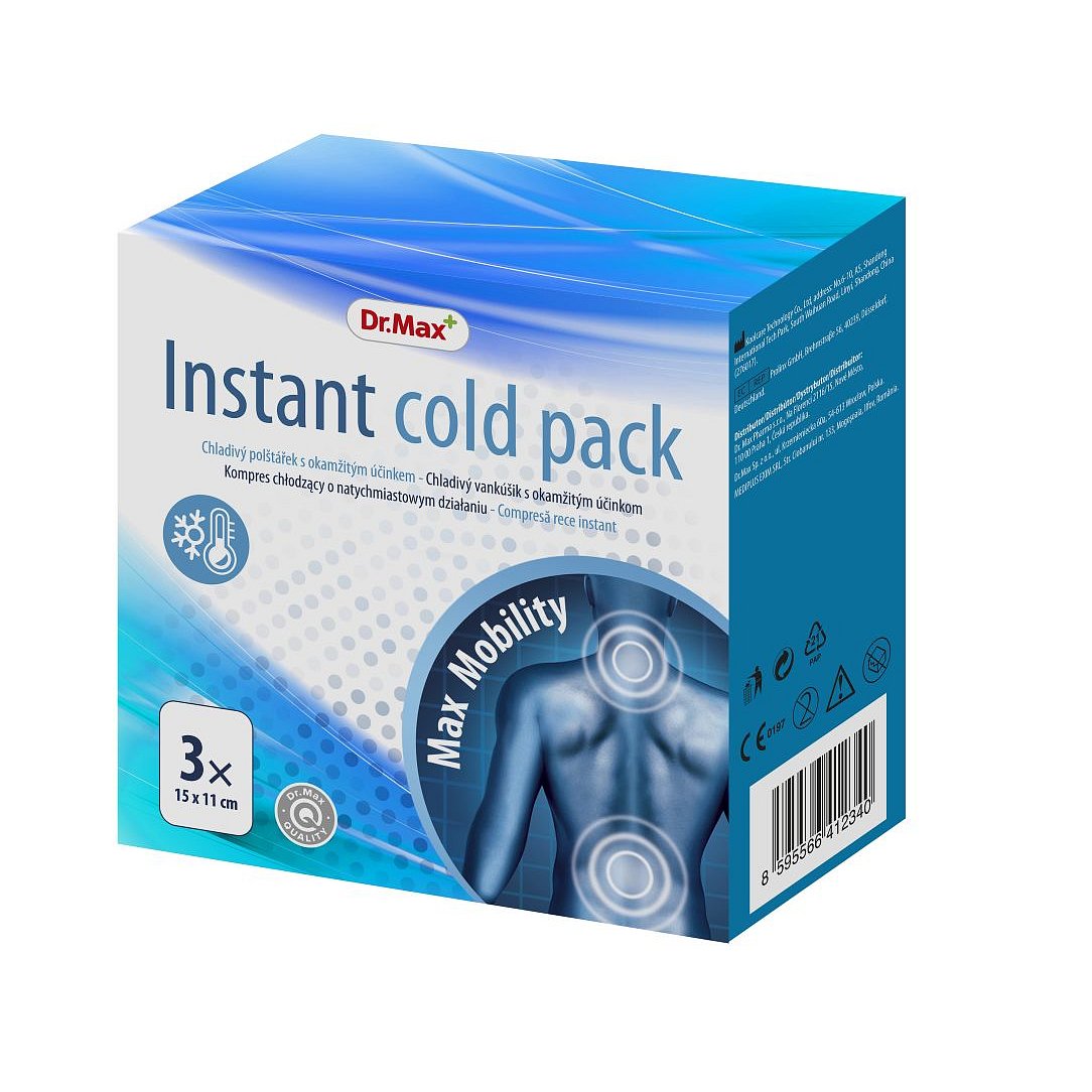 Dr.Max Instant cold pack 15 x 11 cm 3 ks