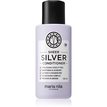 Maria Nila Sheer Silver hydratační kondicionér neutralizující žluté tóny bez sulfátů 100 ml