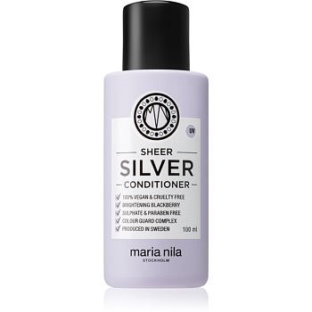 Maria Nila Sheer Silver hydratační kondicionér neutralizující žluté tóny bez sulfátů 100 ml