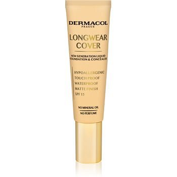 Dermacol Longwear Cover fluidní make-up SPF 15 odstín č.01 30 ml