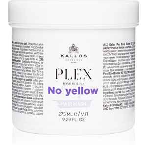 Kallos Plex No Yellow maska na vlasy neutralizující žluté tóny 275 ml