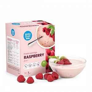 KetoDiet Proteinová kaše - příchuť malina (7 porcí)
