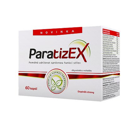 ParatizEX na střevní parazity* 60 kapslí