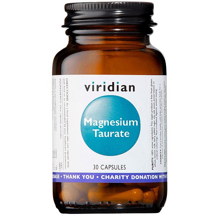 Viridian Magnesium Taurate (Taurát hořečnatý) 90 kapslí