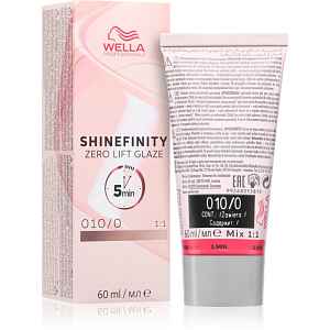 Wella Professionals Shinefinity Zero Lift Glaze demipermanentní barva na vlasy odstín 010/0 Lightest Blonde Natural 60 ml
