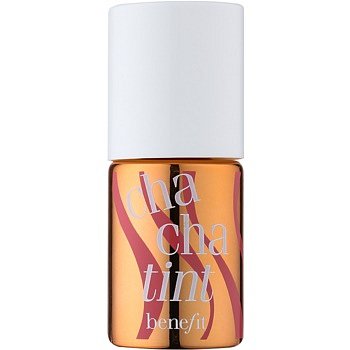 Benefit Chacha Tint tekutá tvářenka a lesk na rty Mango 10 ml