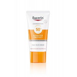 Eucerin SUN Sensitive Protect SPF50+ vysoce ochranný krém na obličej 50 ml