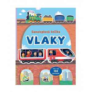 JIRI MODELS Samolepková knížka Vlaky 1 ks