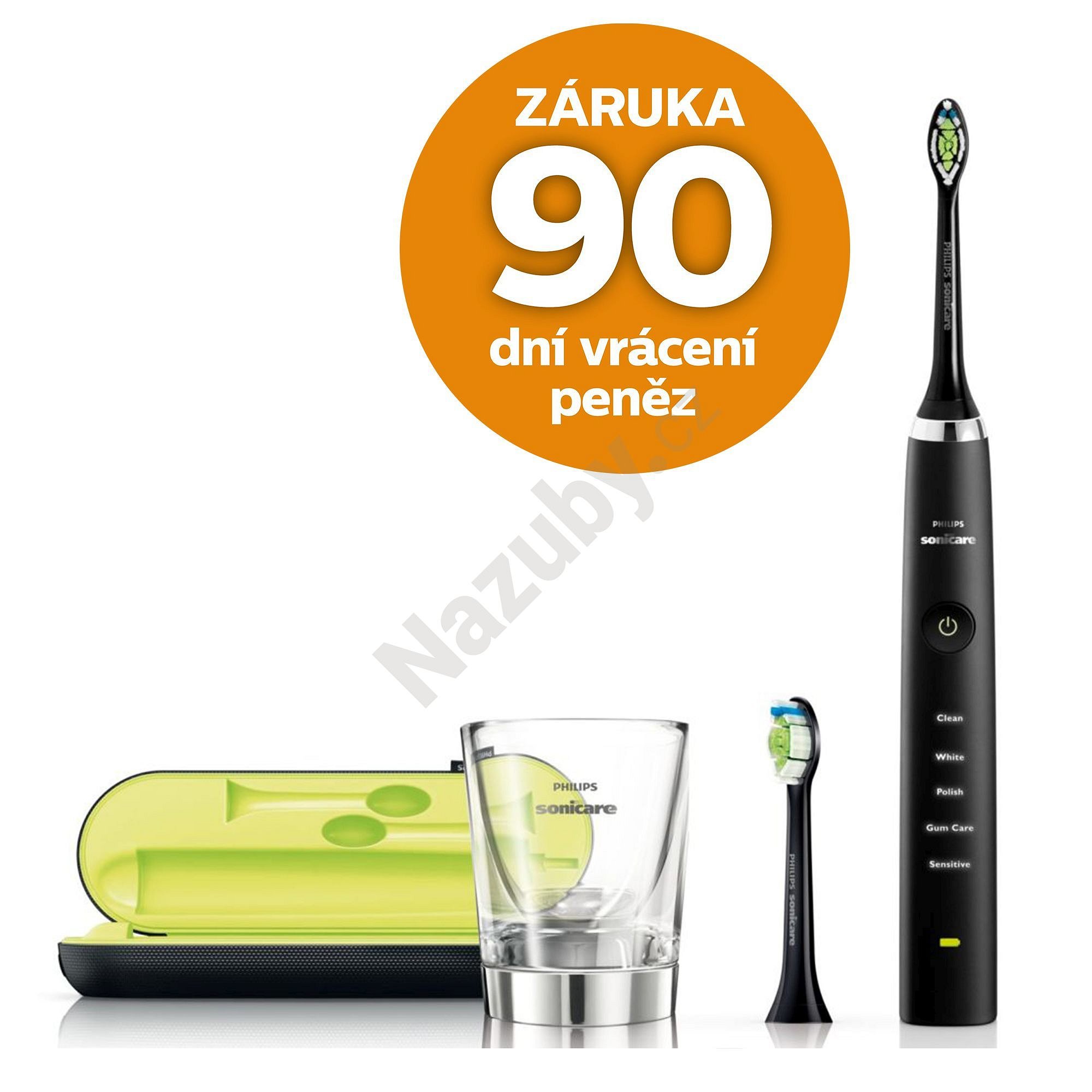 Philips Sonicare Black DiamondClean HX9352/04 - 90 dní záruka vrácení peněz