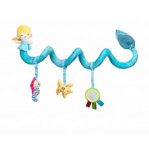 SENSILLO Edukační, kontrastní spirála Colorful - Mořská víla