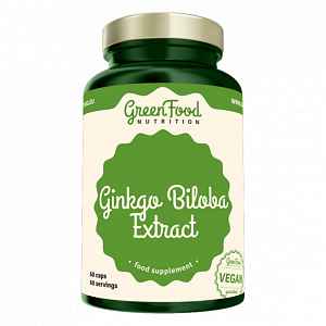 GreenFood Nutrition Ginkgo Biloba extract 60 kapslí