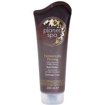 Avon Planet Spa Fantastically Firming zpevňující tělový peeling s výtažky z kávy 200 ml