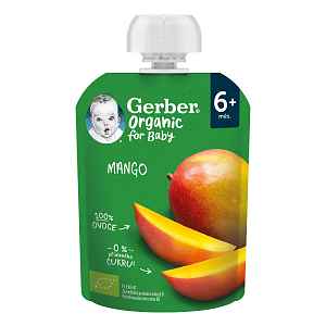 Gerber Organic for Baby Kapsička Mango 100% BIO 90 g