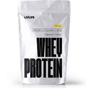Livlife Whey Protein s příchutí vanilka 500 g