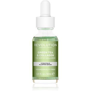 Revolution Skincare Green Tea & Collagen hydratační a vyživující sérum 30 ml