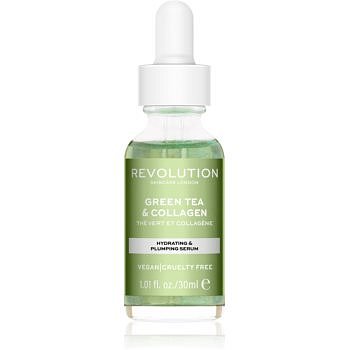 Revolution Skincare Green Tea & Collagen hydratační a vyživující sérum 30 ml