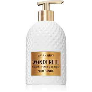 Vivian Gray Wonderful White Flowers luxusní tekuté mýdlo na ruce 500 ml