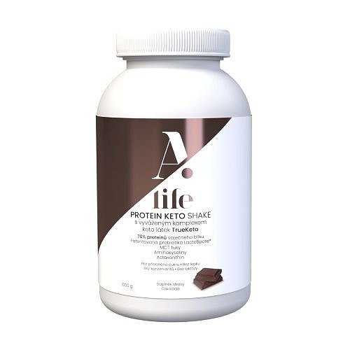 Alife Beauty and Nutrition Protein Keto Shake čokoláda 1000 g
