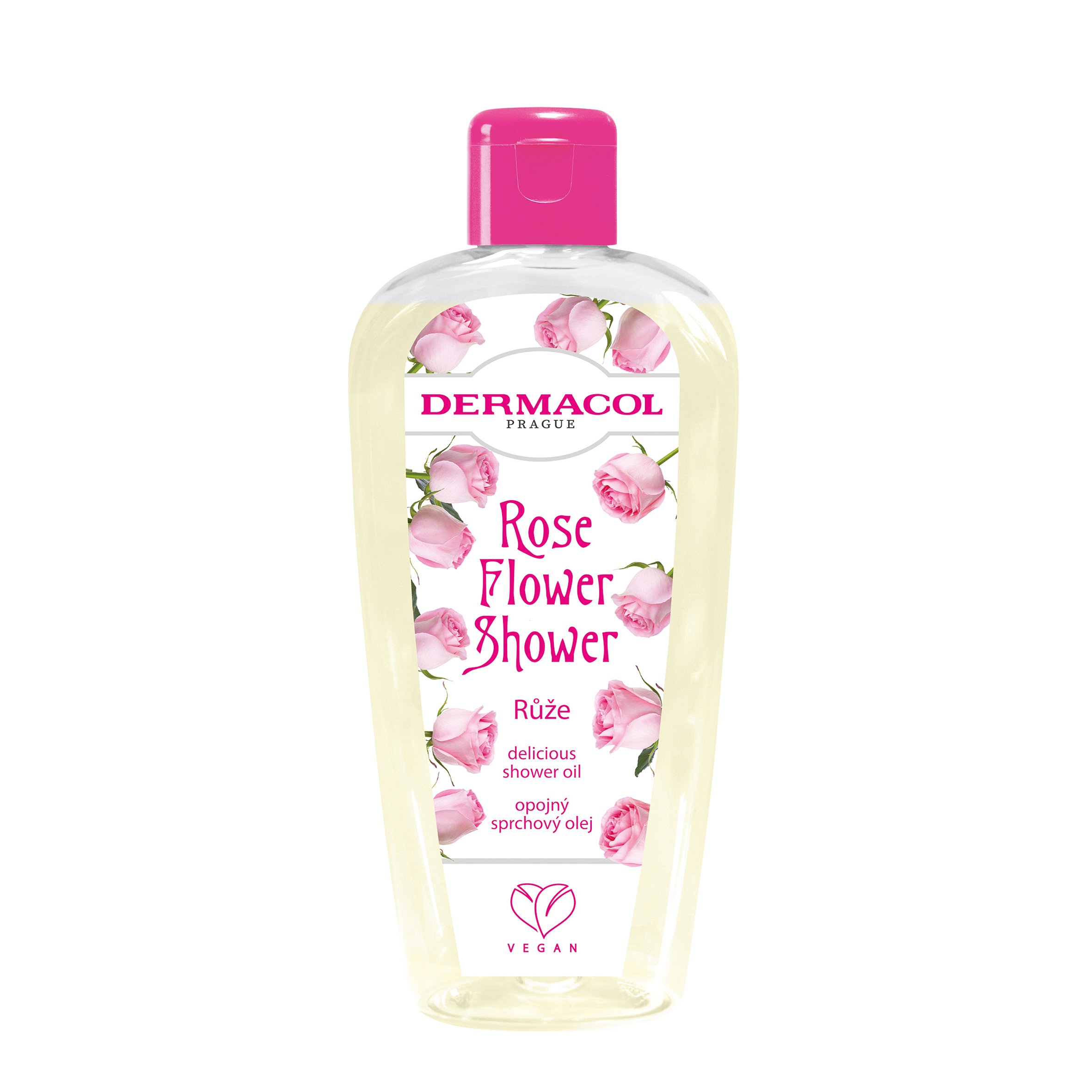 Dermacol Flower shower Opojný sprchový olej Růže 200ml